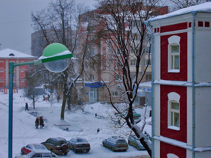 фото "Дворы маленького города (6)" метки: пейзаж, архитектура, зима
