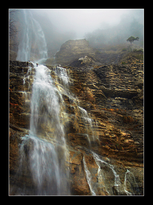 фото "waterfall (another look)" метки: пейзаж, зима