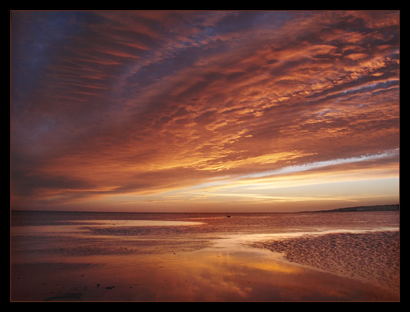 photo "The speeded up pulse (Red sea 2)" tags: landscape, clouds, sunset