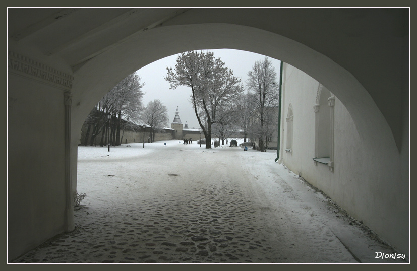 photo "Pskov's Kremlin" tags: architecture, landscape, winter