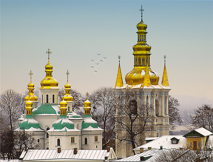 photo "The Lavra's Catacombs" tags: landscape, travel, winter