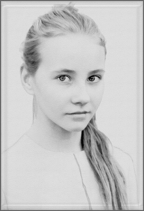 photo "Portrait of the girl with plait" tags: portrait, children