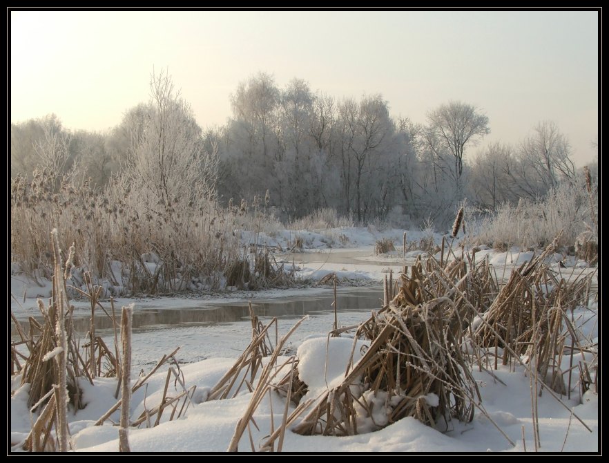 фото "Река Яуза" метки: пейзаж, вода, зима