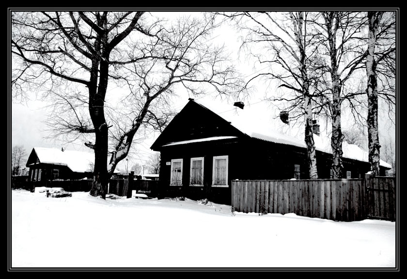 фото "Чёрно-белая зима..." метки: пейзаж, зима