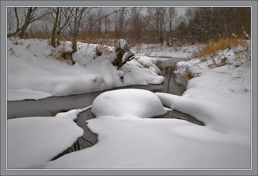фото "Картинка про снег и воду" метки: природа, 