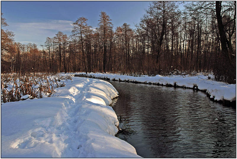 photo "Among snow coast" tags: landscape, water, winter