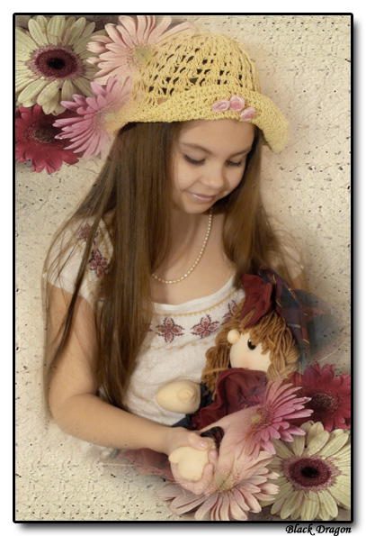 photo "Lili" tags: portrait, montage, children