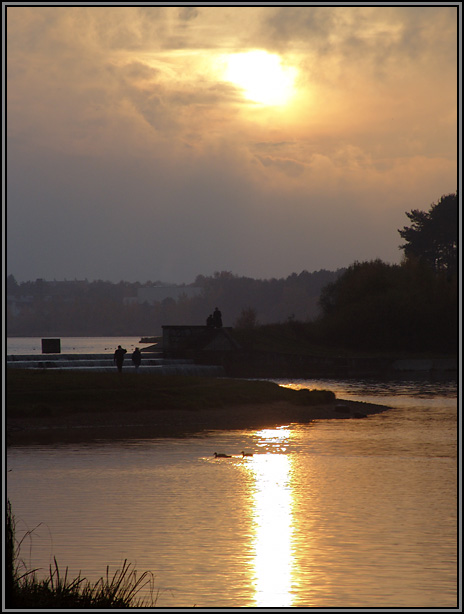 photo "Evening sketch" tags: landscape, sunset