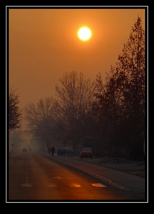 фото "After the sunrise" метки: пейзаж, закат, зима