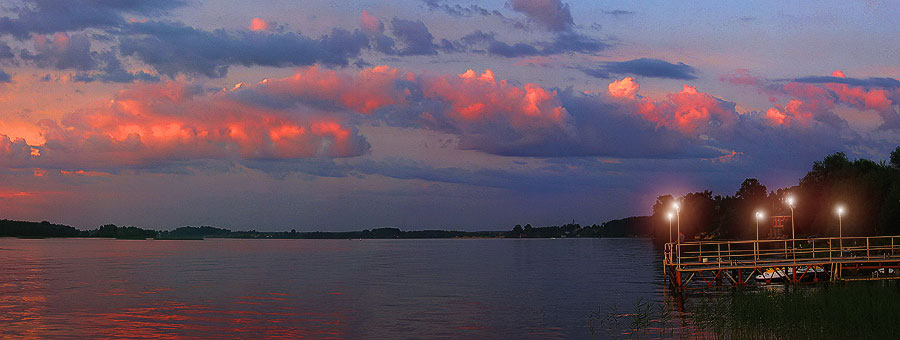 photo "Heat of summer evening" tags: landscape, panoramic, sunset