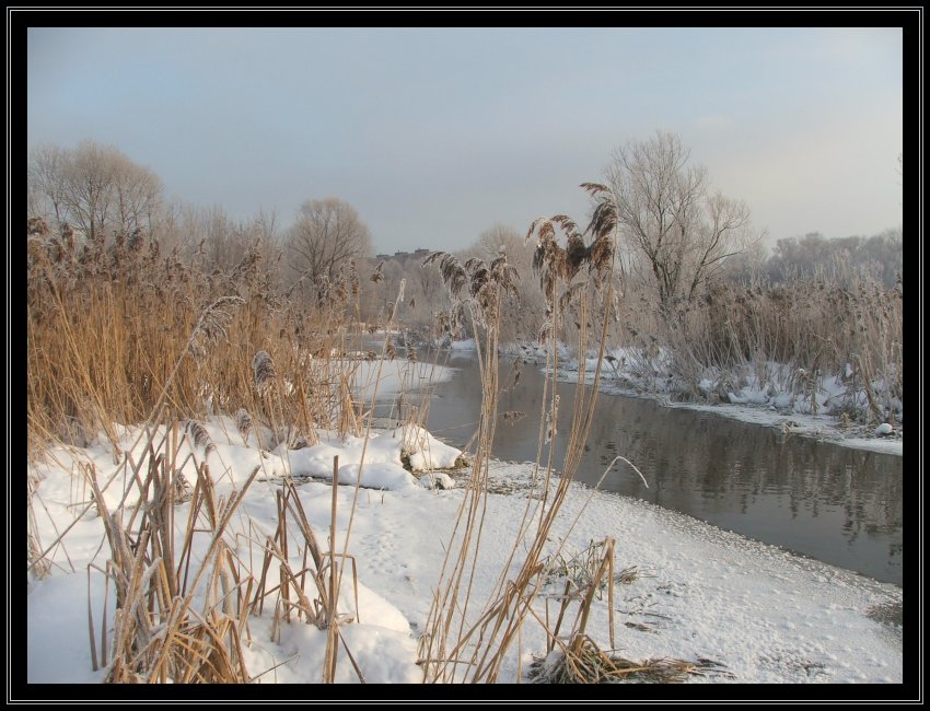 photo "River Yauza" tags: landscape, water, winter
