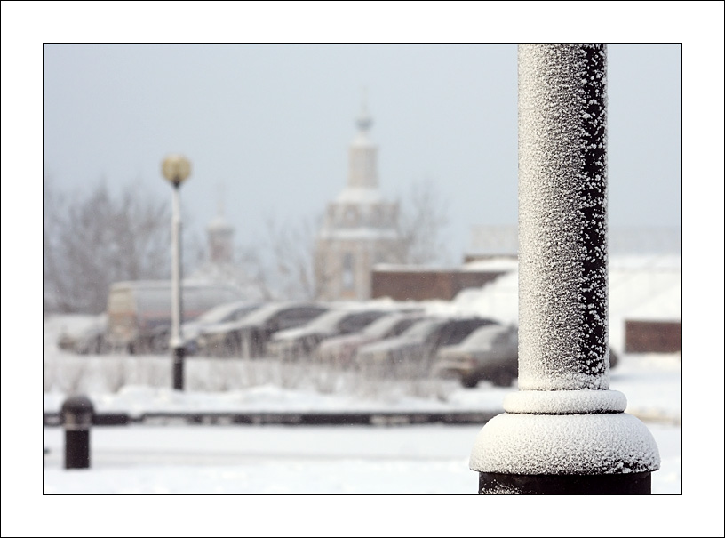 photo "Frosty morning" tags: architecture, landscape, winter