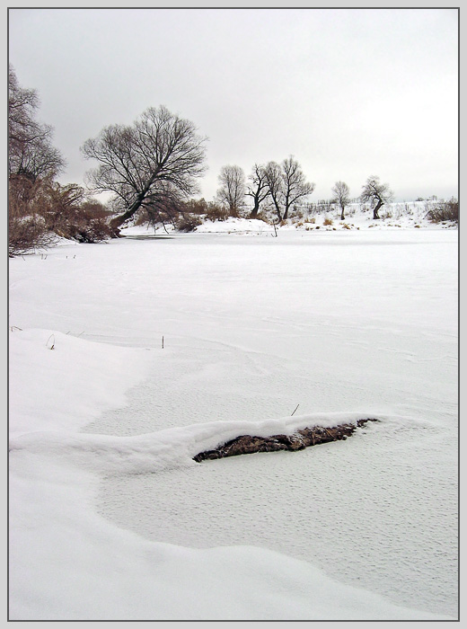 photo "The Ptotva river in winter - 3" tags: landscape, water, winter