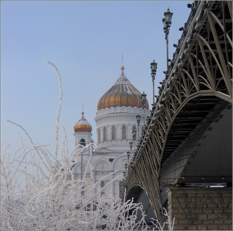 photo "Christening of the Lord. in Moscow -29 C" tags: architecture, landscape, 