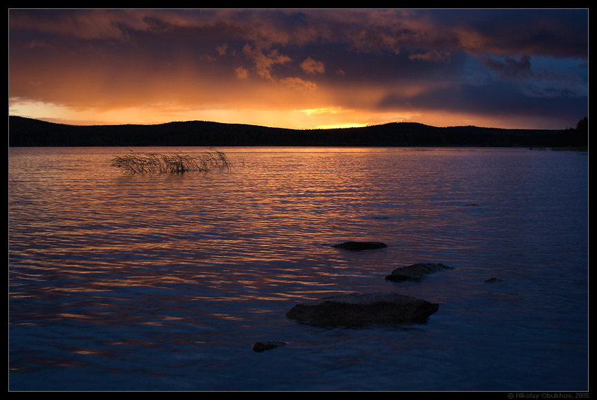 photo "Ural / 0155_0006" tags: landscape, sunset, water