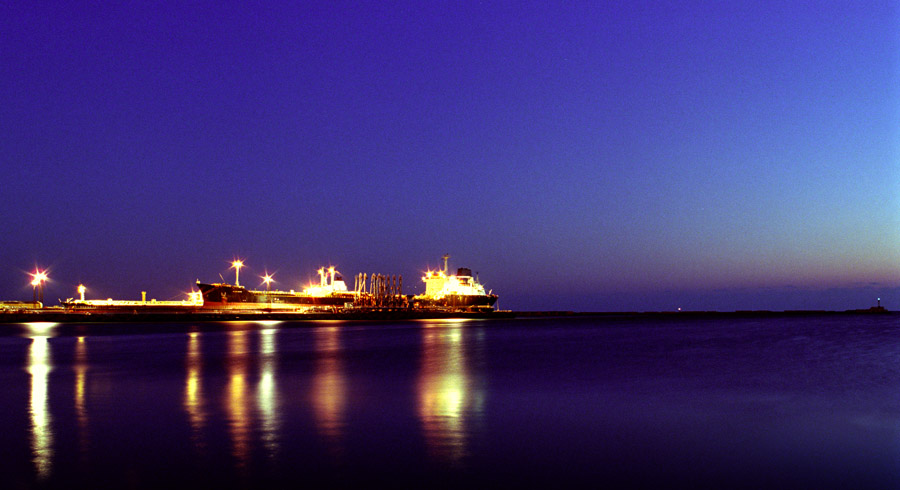 фото "В порту 2" метки: пейзаж, ночь