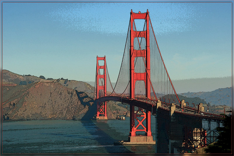 photo "Golden Gate Bridge" tags: architecture, landscape, 