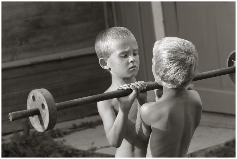 photo "Mirror brothers" tags: portrait, genre, children