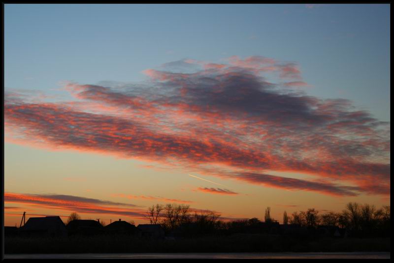 photo "***" tags: landscape, clouds, sunset