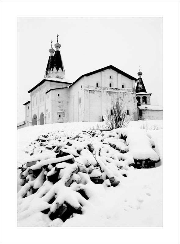 фото "Ферапонтов монастырь" метки: пейзаж, зима
