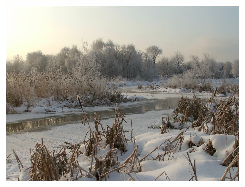 фото "Река Яуза. II." метки: пейзаж, вода, зима