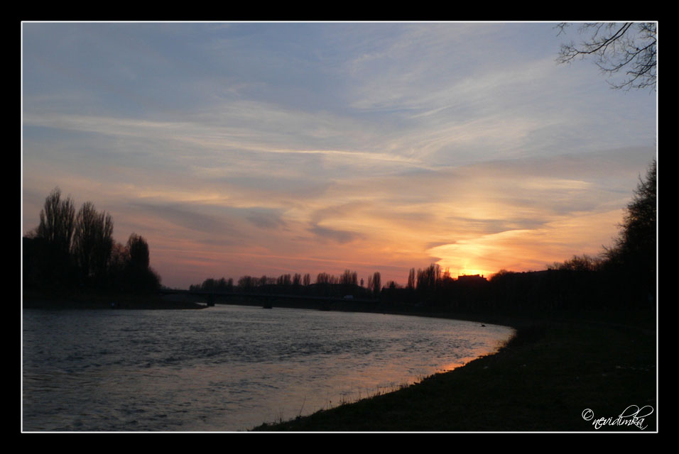 photo "exploded sky" tags: landscape, sunset, water