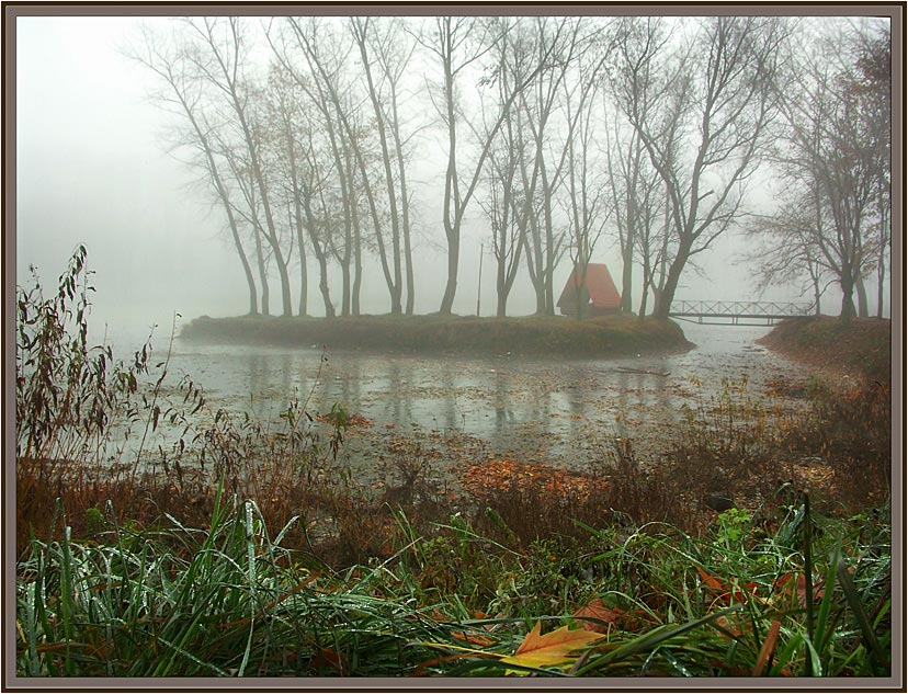 photo "Island in a fog" tags: landscape, autumn, water