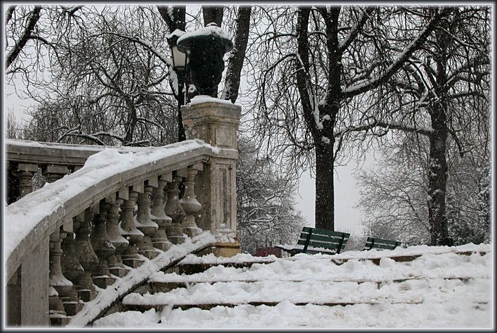 photo "Let us go to the park" tags: architecture, landscape, winter