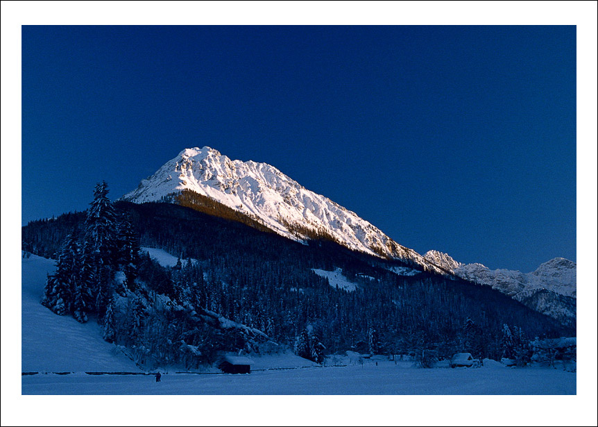 photo "Ennskraxn at sunset" tags: landscape, mountains, sunset