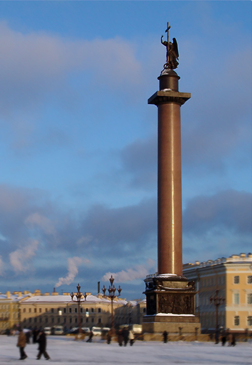 photo "Angel in the winter sky" tags: architecture, landscape, 