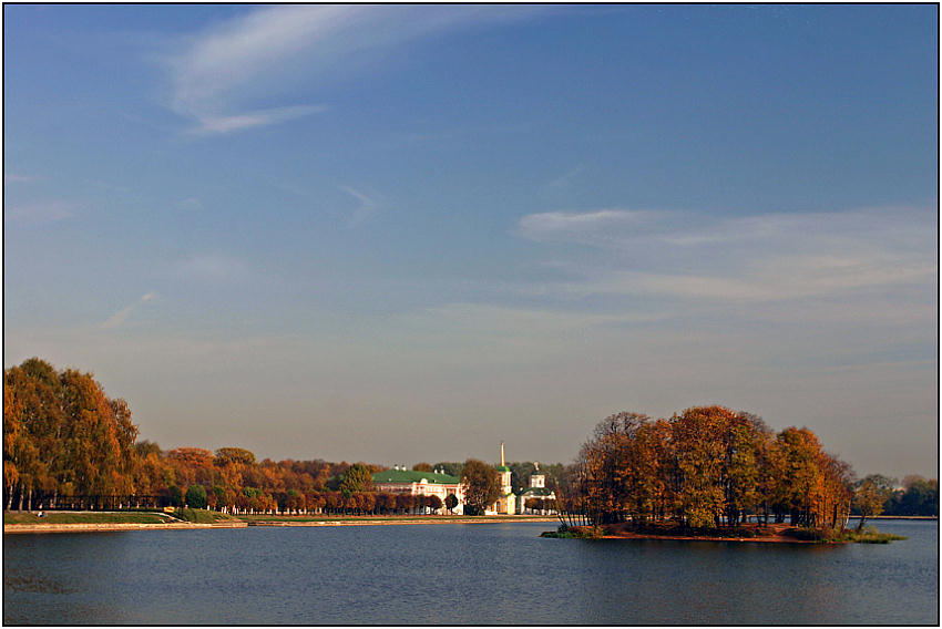 photo "Autumn in Kuskovo" tags: landscape, autumn, water