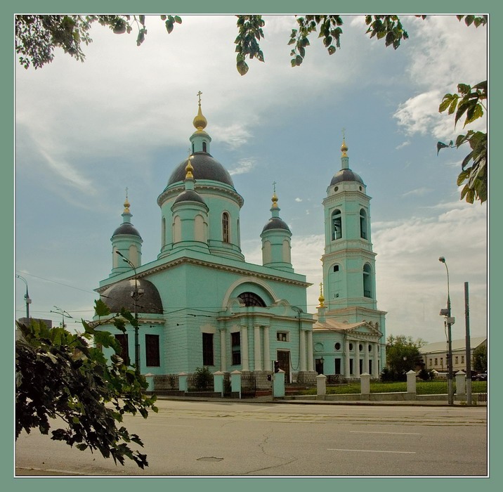 фото "Таганка. Храм близ Малой Коммунистической." метки: архитектура, пейзаж, 