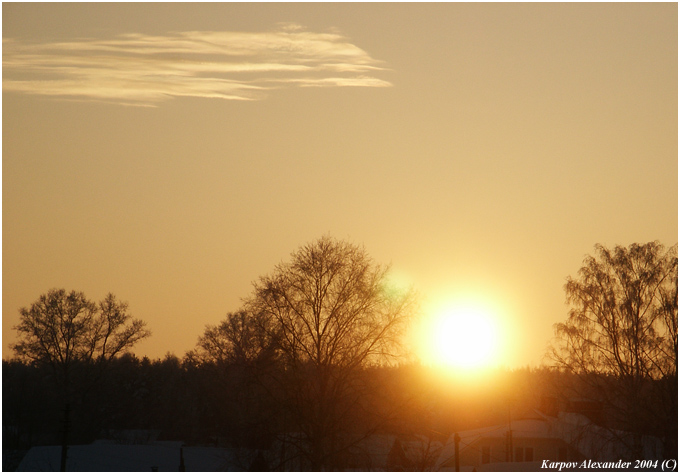 photo "***" tags: landscape, sunset, winter