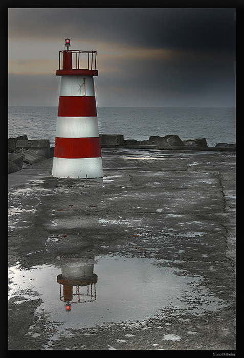 photo "The Old Lighthouse" tags: landscape, architecture, sunset