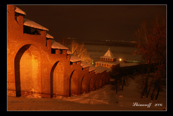фото "kremlin N.Novgorod 2" метки: архитектура, пейзаж, зима