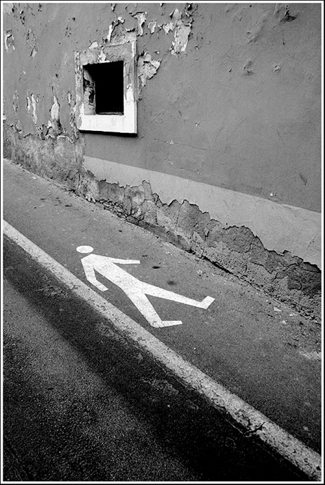 photo "' The walk '" tags: black&white, 
