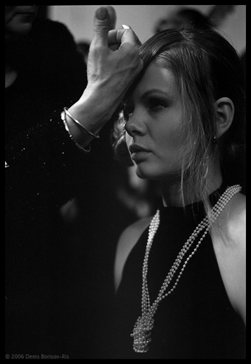 photo "backstage #1" tags: portrait, black&white, woman