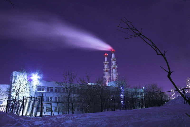 фото "*" метки: пейзаж, зима, ночь