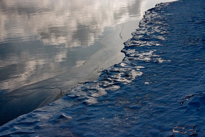 photo "Синий снег" tags: landscape, sunset