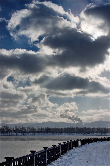 photo "Дым" tags: landscape, clouds