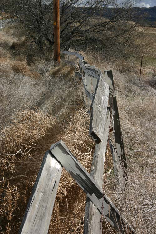 photo "The Old Fence"." tags: travel, misc., North America