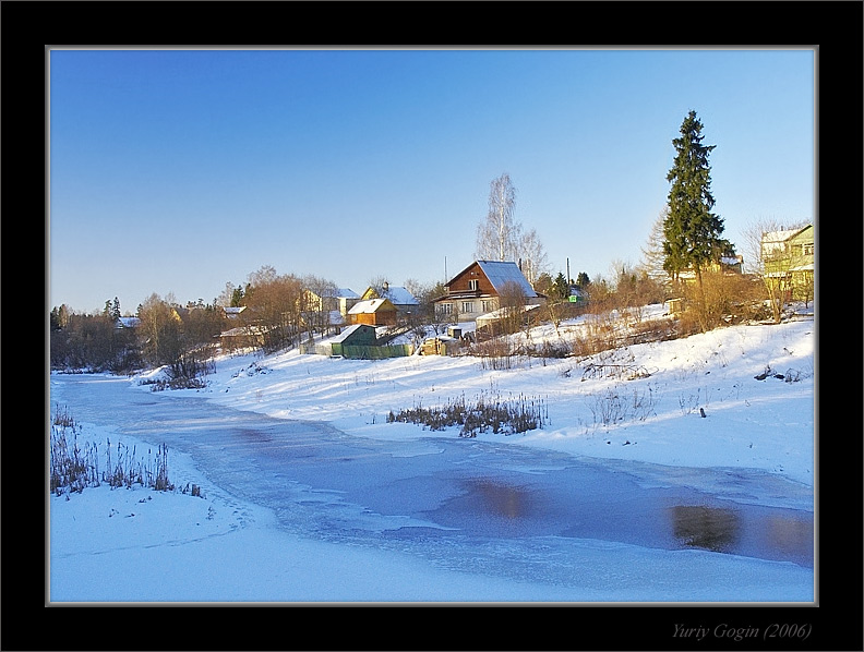 photo "Near ice river" tags: landscape, water, winter