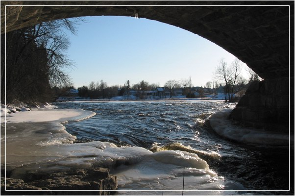 photo "Cold river in Pakenham (ON)" tags: landscape, water, winter