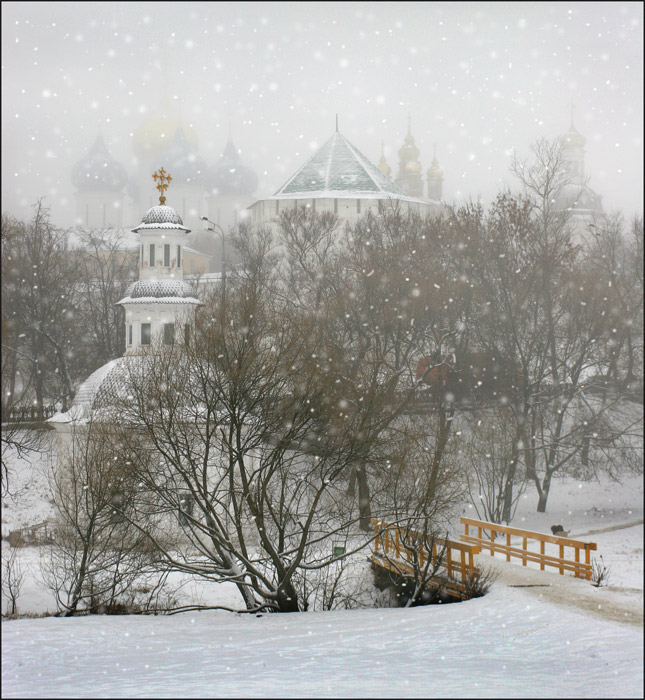 фото "Снег идет." метки: пейзаж, архитектура, зима