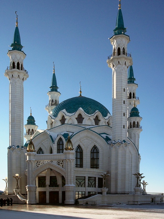 photo "The Kazan Kremlin. A mosque Kul Sharif. In full growth." tags: architecture, landscape, 