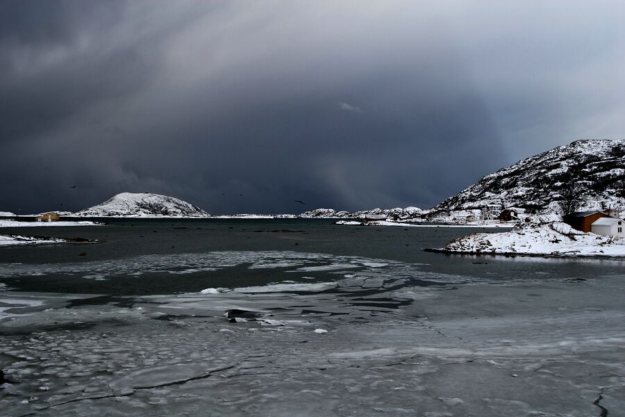 photo "Storm and sun" tags: landscape, water, winter