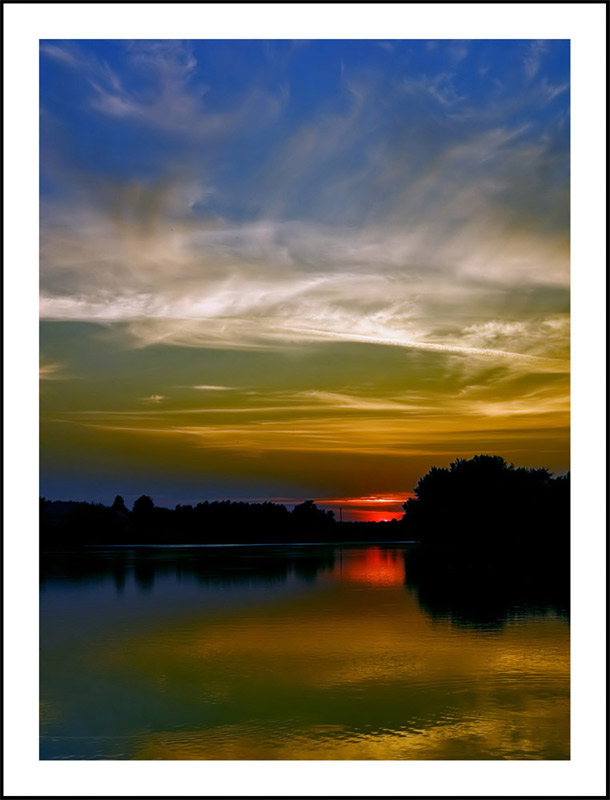 фото "Краски летнего заката." метки: пейзаж, закат