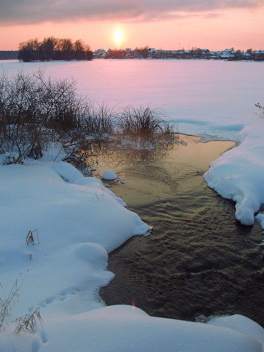photo "***" tags: landscape, sunset, winter