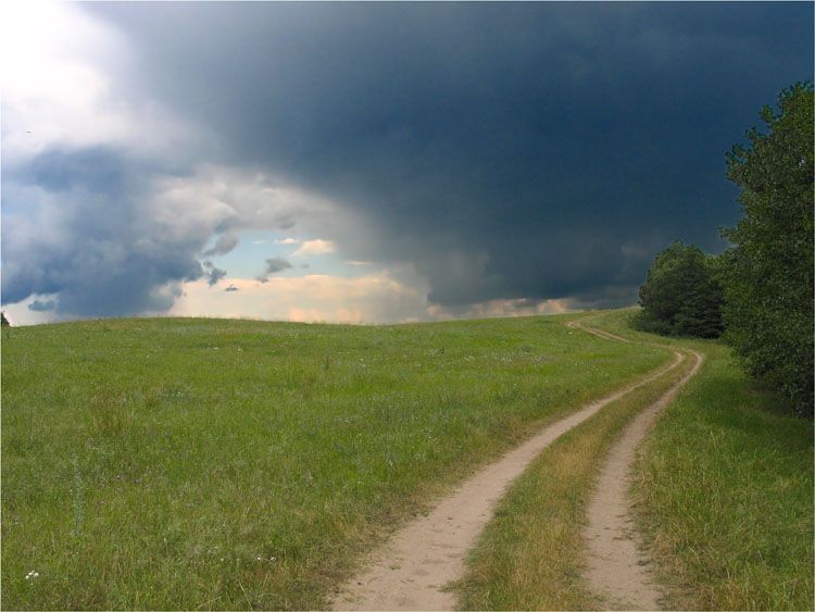 photo "To thunder-storm towards" tags: landscape, clouds