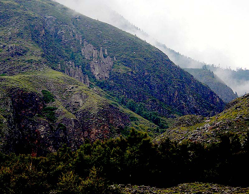 photo "Falling Stones" tags: landscape, mountains